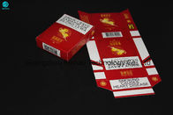 Red Offset Printing Cardboard Cigarette Cases For 25 Pieces Packaging
