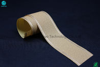 Stock Plain Cork Yellow Tipping Paper With Gold Line For Tobacco Filter Rod Outer Pack