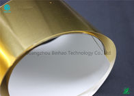 Shiny Glossy Gold Transfer Aluminium Foil Paper With Environmental Materials In 65gsm