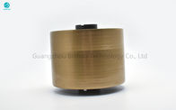 Gold Metallized Cigarette Packing Easy Tear Strip Self Adhesive Tape In 152mm ID Bobbin