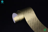 Embossing Logo Company Name Gold Rubbing Cigarette Aluminium Foil Paper Metalizing Laminated Length 1500m