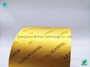 55 Grammage Embossing Aluminum Cigarette Foil Paper For Boxes Low Side Bending
