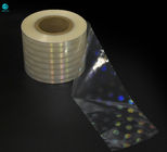 Security Shiny Holographic BOPP Film Roll For Cigarette Box Package To Protect Brand Rights