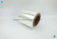 Heat - Sealable High Temperature Clear BOPP Film  21 Micron For Tobacco Boxes