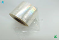 Smooth Glossy BOPP Holographic Cigarette Film Roll High Shrinkage For Film Printing