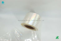 Translucent Anti - Fake BOPP Holographic Film Laser Shining For Cigarette Boxes Packed