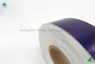 Purple Ivory Board Cigarette Inner Frame Folding Box Board Length Standard 650m