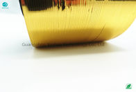 Showing Gold Colour Type Shiny Tear Strip Tape Easy Packed Opening Tape No Sound