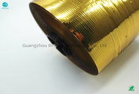 Showing Gold Colour Type Shiny Tear Strip Tape Easy Packed Opening Tape No Sound