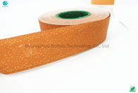 Yellow Colourful Cigarette Tips Paper Tipping Paper Cork 34 Gsm