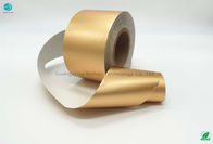 Gilding Gold Cigarette Pack 58gsm 76mm Aluminium Foil Paper