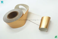 Gilding Gold Cigarette Pack 58gsm 76mm Aluminium Foil Paper