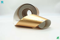 Gold Tension Strength 3kg/15mm Min 32gsm Aluminium Foil Paper Cigarette