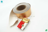 Glossy Gold 85mm 95% Aluminum Foil Paper For Tobacco Package