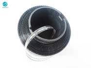 Custom Hologram Bopp Black Wave Cigarette Package 2.5mm Tear Tape In Rolls