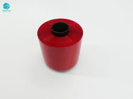 Dark Red Anti Counterfeiting Design 3mm Tear Tape For Cigarette Box Packing