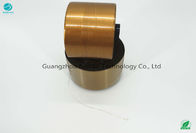 Thickness 30um-50um Chocolate Gold Line Tear Tape For Tobacco Package