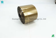 Heat - Activated Adhesive System Chocolate Tear Tape Gold Line Color 5000m