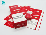 Red Design Durable Cardboard Paper Cases For Cigarette Tobacco Box Packaging