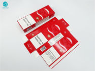 Decorative Red Color Cardboard Packing Cases For Cigarette Tobacco Products