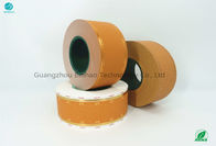 Color Printing Water Base Ink 64mm Yellow Cork Tipping Paper