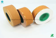 Yellow Cork Tipping Paper Cigarette Packed 66mm Inner Core