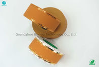 Cigarette Yellow Cork Tipping Paper Hot Stamping 3cm Foil
