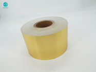 0.3Mpa Golden Cigarette Package Aluminium Foil Paper With Smooth Surface