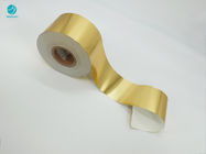 Golden Smooth Composite 114mm Aluminum Foil Paper For Cigarette Inner Packing
