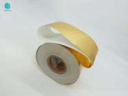 Golden Smooth Composite 114mm Aluminum Foil Paper For Cigarette Inner Packing