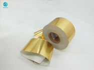 OEM Composite 83mm Bright Gold Aluminium Foil Paper For Cigarette Package