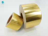 Embossed Logo Composite Gold 8011 Aluminum Foil Paper For Cigarette Packaging