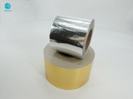 Smooth Surface Silvery Golden Aluminum Foil Paper For Cigarette Package