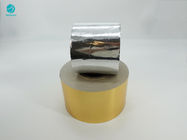 Smooth Glossy Silvery Golden Aluminum Foil Paper For Cigarette Inner Package