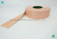 34-35gsm Grammage Tobacco Filter Paper Packaging Raw Materials Pink Color Coating Gloss Treatment