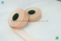 Pink Surface Gloss Oil Tipping Paper Cigarette Packing Wood Pulp Porosity 300cu