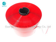 Red Color Single Glue Tear Strip Tape For Cigarette Or Other Packaging Easy To Open