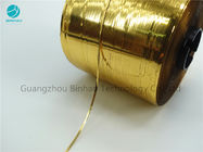 2 Mm Gold Color Tear Strip Tape Bopp Material For Cigarette Box