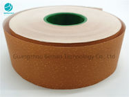 Cigarette Yellow Cork Tipping Paper 50 Mm - 64 Mm Filter Rod Wrapped Paper