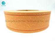 Hot Stamping Yellow Cork Tipping Paper Custom Logo Cigarette Paper