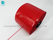 Red Color Bopp Tear Strip Wrapping Tape For Tobacco Cigarette Packaging
