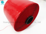 Red Color Bopp Tear Strip Wrapping Tape For Tobacco Cigarette Packaging
