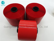 Easy Open Tobacco Self Adhesive Red Color Tear Tape For Cigarette Box Packaging