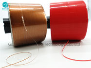 Single Line Brown Color Tear Tape for Cigarette Packing 1.6 Mm 2 Mm 3 Mm