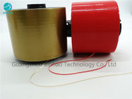 Red / Gold Color Easy Open Tobacco Pressure Sensitive Tear Tape