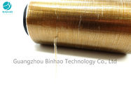 BOPP Material Holographic Single Side Easy Open Tear Tape Gold Color
