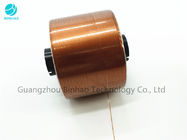 Cosmetic Packaging Printing 2 Mm Easy Tear Strip Tape Brown Gold Color