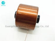 Cosmetic Packaging Printing 2 Mm Easy Tear Strip Tape Brown Gold Color