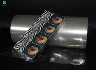 2500m Waterproof Flexible Bopp Film Roll Cellophane For Hard Cigarette Packets