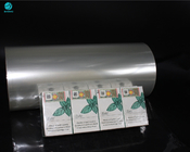 25 Micron Thickness PVC Transparent Packaging Film For Naked Cigarette Box Packaging